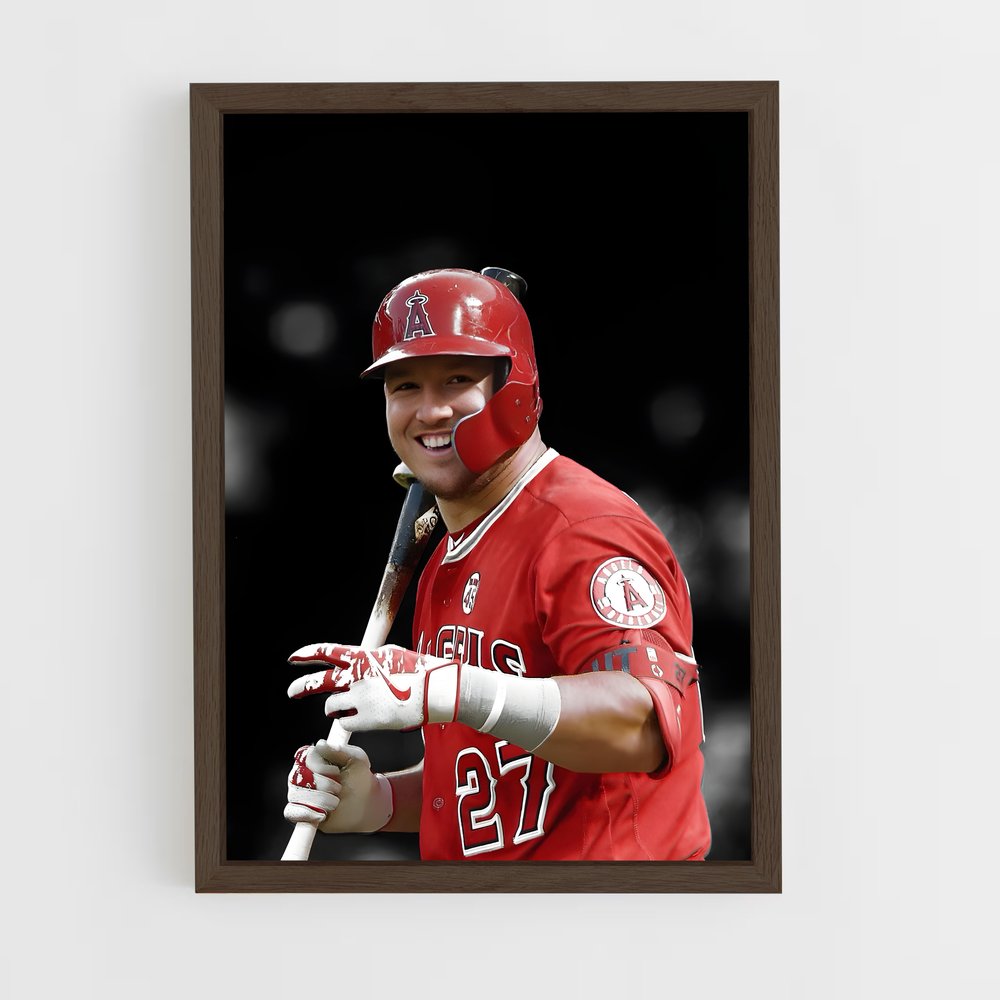 Poster Swing de Mike Trout – affiche Baseball (vue 5)